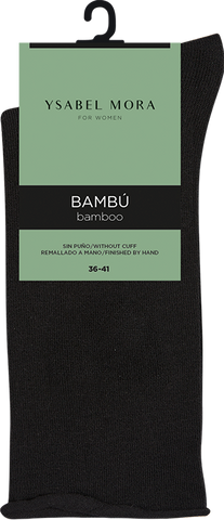 Calcetín Mujer hilo de Bambú "Sin Puño". Modelo 12345 YSABEL MORA