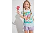 PIJAMA INFANTIL NIÑA MANGA CORTA. Modelo 23117055 TALAMAN