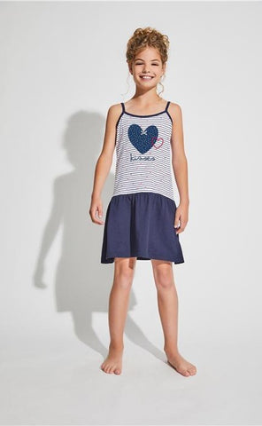 CAMISÓN NIÑA TIRANTES. Modelo 23117593 TALAMAN