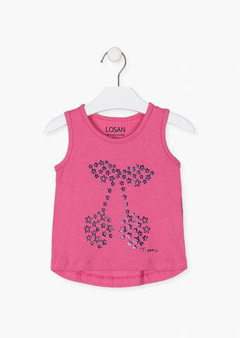 CAMISETA SIN MANGAS. Modelo 216-1302AL LOSAN