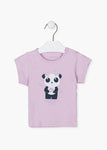 CAMISETA BEBÉ MANGA CORTA. Modelo 218-1204AL LOSAN