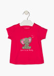 CAMISETA BEBÉ MANGA CORTA. Modelo 218-1300AL LOSAN