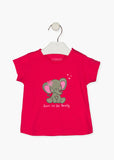 CAMISETA BEBÉ MANGA CORTA. Modelo 218-1300AL LOSAN
