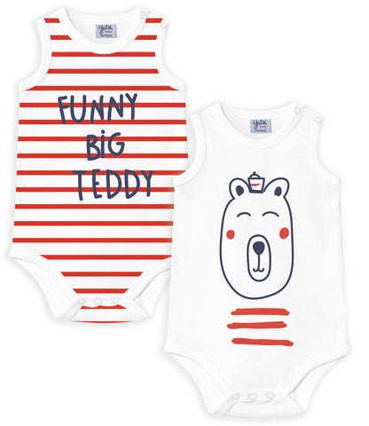 BODY BEBÉ TIRANTES PACK DE 2. Modelo 22110137 TALAMAN
