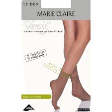 TOBILLERO TRANSPARENTE. 15 Den. 2 Pares. MODELO 2444 MARIE CLAIRE