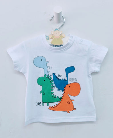 CAMISETA BEBÉ MANGA CORTA. Modelo 217-1201AL LOSAN
