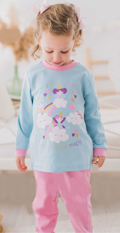 PIJAMA INFANTIL NIÑA ALGODÓN. Modelo KN-269 ASIA MARKETING